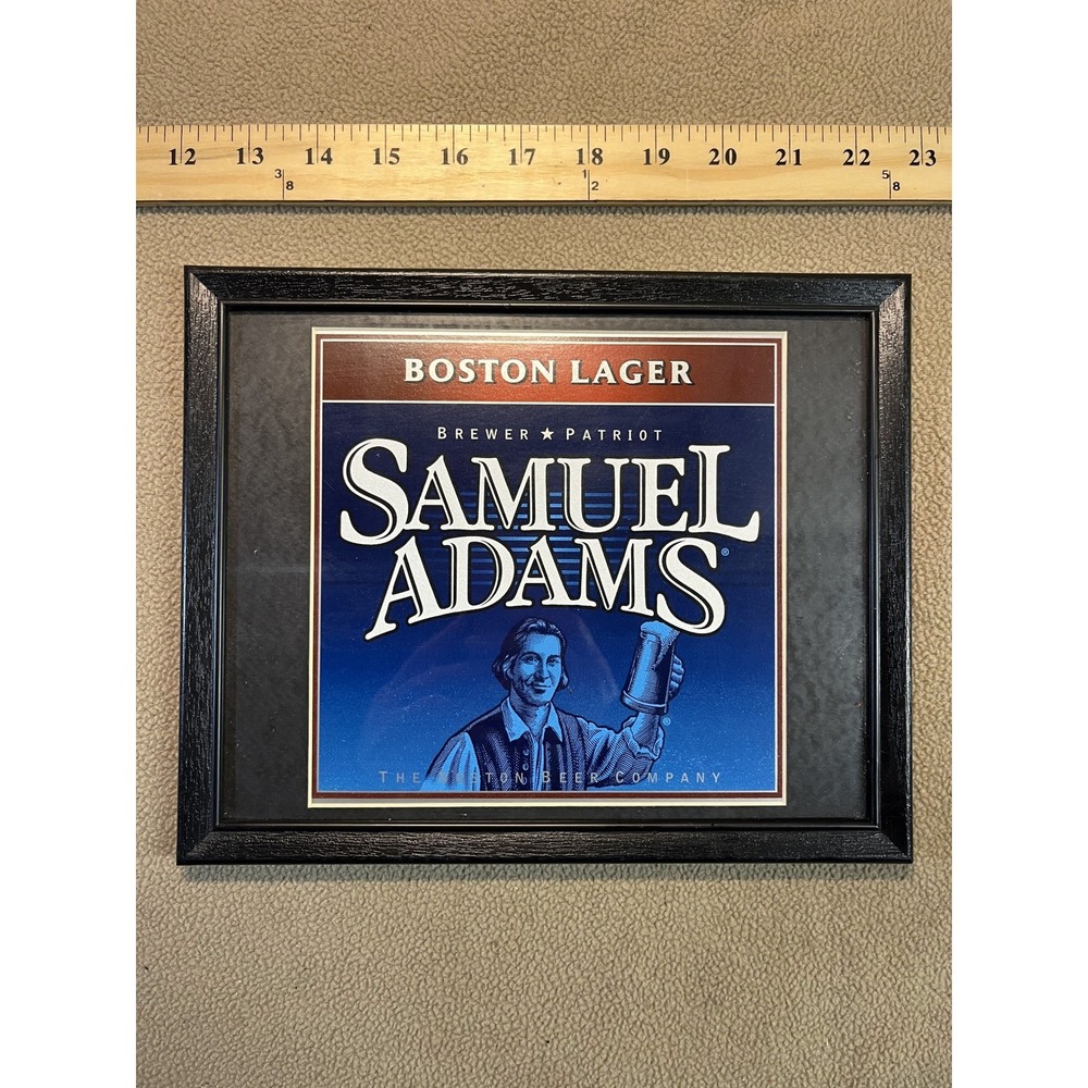Samuel Adams Boston Lager Framed Beer‎ Advertisement Art Print